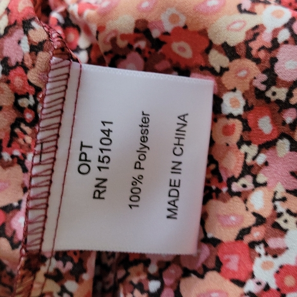 NWT O.P.T Anthropologie Floral Dress Boho - Picture 11 of 11